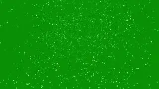 Green Screen Snow Particles || Green Screen Alpha