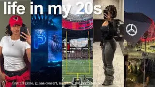 life in my 20s | first nfl game, gunna concert, marching 100 performance, & more