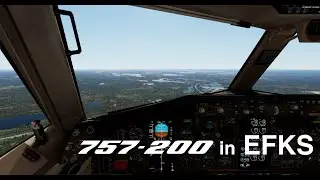 Finnair 1701 landing in Kuusamo (EFHK-EFKS)