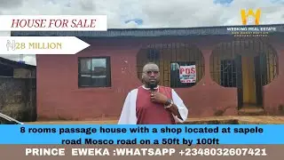 HOUSE FOR SALE IN SAPELE ROAD MOSCO ROAD BENIN CITY EDO STATE NIGERIA