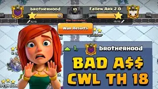 Too Easy Town hall 18 - CWL January Season #coc #cwl  