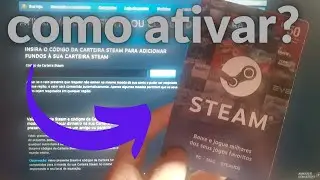 Como ATIVAR GIFT CARD da STEAM - ativar cart&atilde;o da steam ou vale presente!