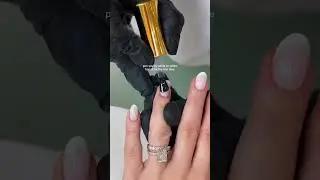 Белый маникюр в стиле французского маникюра 🤍 DND 869 #dndgelpolish #nailart #frenchnails #frenchtip