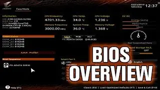 Gigabyte Z390 AORUS Ultra BIOS Overview