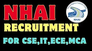NHAI Recruitment 2025 || GATE 2025 Based Job for CSE & IT || Govt Job Alert 🔥#gate  #psu #gatecse