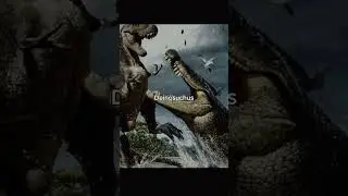 The Animal That Could Hunt a T. rex.. 😳 #prehistoricanimals  #jurassicworld