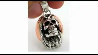 Bob Marley Skull Pendant - Rasta Reggae Music