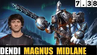 🤯 DENDI [Magnus] MID 7.38 - DOTA 2 HIGHEST MMR MATCH #dota2  #dota2gameplay #dendi