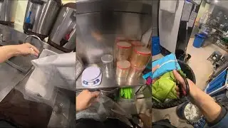 🥤Minimalist Night Caf&eacute; Experience | Authentic Milk Tea Brewing and Prep🎧