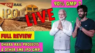 LIVE E to E Transportation Infrastructure SME IPO Allotment Status Today | IPO Review by Sunny