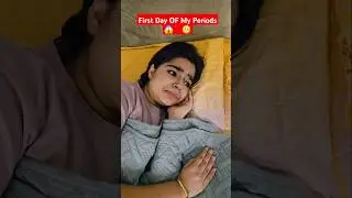 First Day Of My Periods 😱😬 #realriddhi #minivlog #shorts #ytshorts
