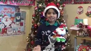 He Has A Red Red Coat Kids Christmas Song with Lyrics