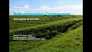 'Ruimte voor de rivier' project dijkverlegging Cortenoever