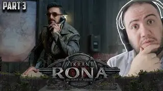 Kichcha Sudeep Station scene | VR Investigation | Vikrant Rona Full Movie Reaction | Part 3