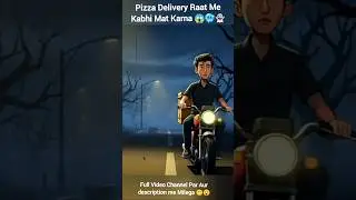 Pizza Delivery 🚚 | Horror Stories NocToon #horrorstoryhindi #pizzadelivery #horror