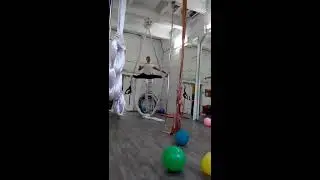 Aerial silks, solo, men, Evgenii Maltsev.  Воздушные полотна,  Соло, Евгений Мальцев.