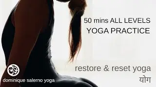 50 min Restore & Reset Yoga Practice