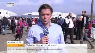 Fl&uuml;chtlingskrise: Christian Limpert &uuml;ber die Lage in Idomeni am 01.03.2016