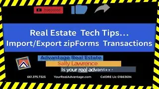 Real Estate Tech Tips - Move Your zipForms Transactions