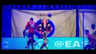 Tapadon de Pepe Reina ante el Osasuna en los dieciseisavos de Copa del Rey 0-0