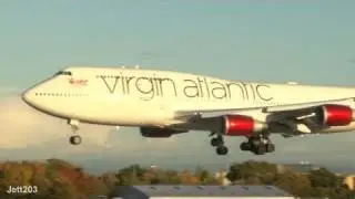 Virgin Atlantic New & Old Livery B747-400
