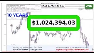 Testing Individual Modules of the TPSPROSYSTEM Trading Robot