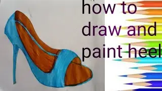 #how to draw 👠 #how to paint 👠 #youtubevideo #drawing #painting ##expert drawing with Shukla #