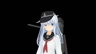 MMD Giantess - Hibiki prueba de trago 2