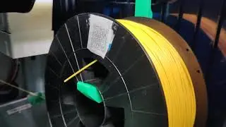 TEST PRINT from HypheX filament ABS - color yelow