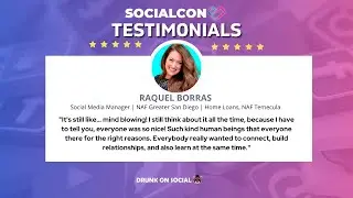 Raquel Borras SocialCon Testimonial