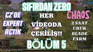 KNİGHT ONLINE SIFIRDAN BASLANGIC - BÖLÜM 5 - ZERO’DA MACERA DEVAM EDİYOR. CHAOS, CZ FARMI