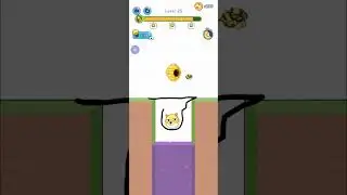 Save The Doge Level 25 ⚡ Fast Bees, Harder Trap! #shorts