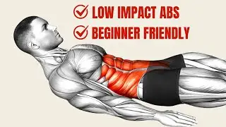 Low Impact Abs Workout At Home (Beginner, No Equipment)