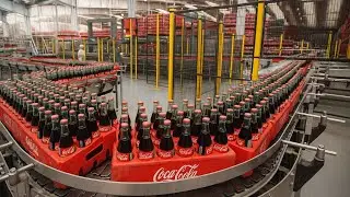 Как производят Coca-Cola на фабрике 🥤 | Внутри завода по розливу Coca-Cola