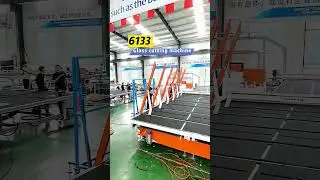 Customzied 3 in 1 intergrated auto loading, cutting and breading CNC glass cutting machine model6133