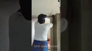 Amazing perfect install  Take wood Door beading |door casing|speed work #shorts