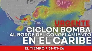 🔴URGENTE🔴TORMENTA INVERNAL GIANNA LLEGANDO CON TEMPERATURAS CONGELADAS EN EL CARIBE HOY
