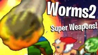 Worms 2 Armageddon Super Weapons iOS Gameplay