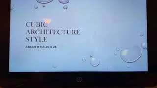 Cubic architecture presentation