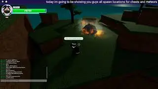 AUT! All meteor and chest spawn locations! ( Outdated )