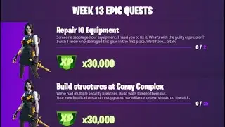 All Week 13 Epic Quests Challenge guide! Fortnite - Chapter 2 Season 7
