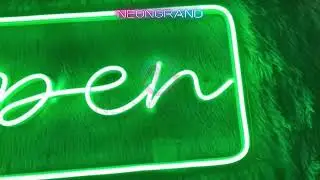Open Neon Signs Outdoor Waterproof Led Light NeonGrand Custom Neon Sign