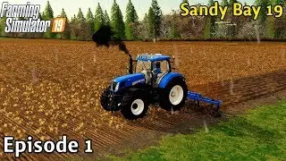 Farming Simulator 19 Timelapse - Sandy Bay 19 V1.1 Seasons Yr1 Ep 1 GETTING STARTED