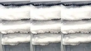 ASMR frezeer frost scraping
