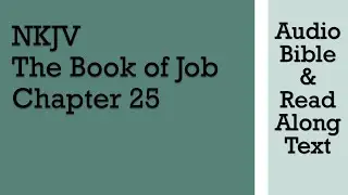 Job 25 - NKJV - (Audio Bible & Text)