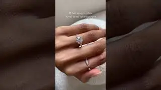 4 Prong  &ldquo;Three Stone Antique&rdquo; Diamond Engagement Ring with Pave Setting | Gift For Best Friends