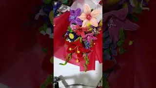 BEAUTIFUL FLOWER BOUQUET WRAPPING TUTORIAL 