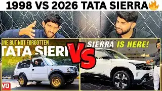 Reaction On 2025 Tata Sierra vs 1998 Tata Sierra | सच्चाई Pakistani Reaction🔥