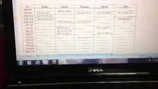 My time table