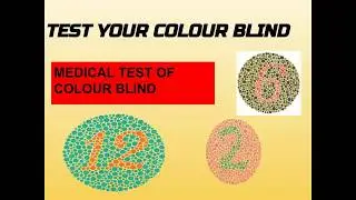Airforce medical colour blindness test